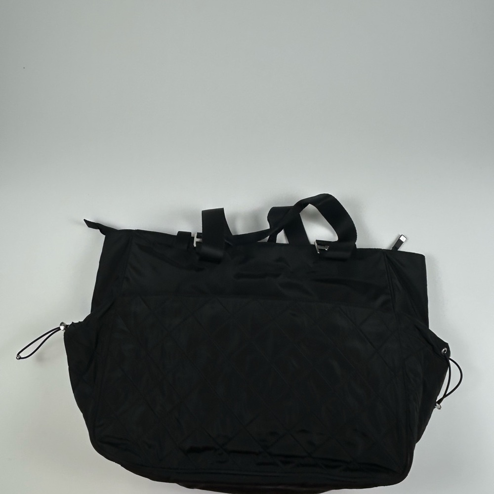 Baggallini On The Go Baby Tote Black Diaper Multi Compartment Teal Pocket Bag - Picture 5 of 6